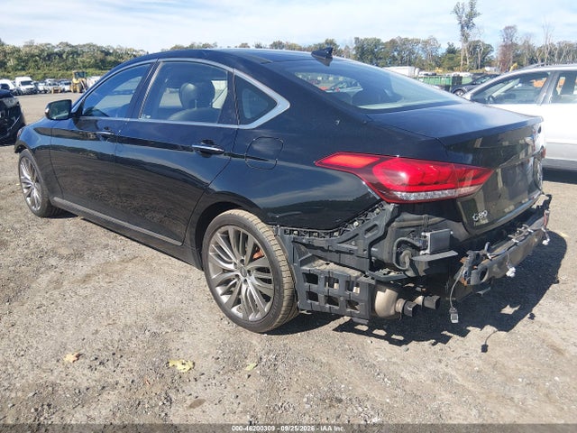 2017 Genesis G80 5.0 Ultimate მანქანა იყიდება აუქციონზე, vin: KMHGN4JF0HU214044, აუქციონის ნომერი: 46200309