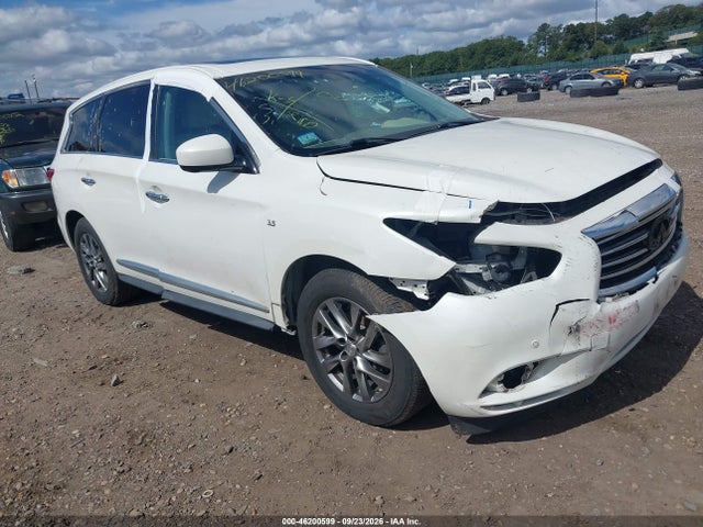 2014 Infiniti Qx60 მანქანა იყიდება აუქციონზე, vin: 5N1AL0MN8EC506937, აუქციონის ნომერი: 46200599