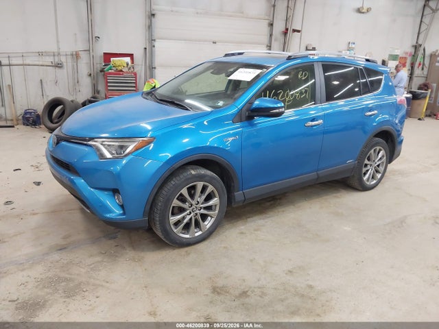 2017 Toyota Rav4 Hybrid Limited მანქანა იყიდება აუქციონზე, vin: JTMDJREV8HD125856, აუქციონის ნომერი: 46200839