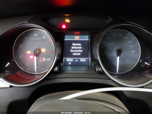 46200891 :رقم المزاد ، WAUCGAFR2EA025338 vin ، 2014 Audi S5 3.0t Premium Plus مزاد بيع