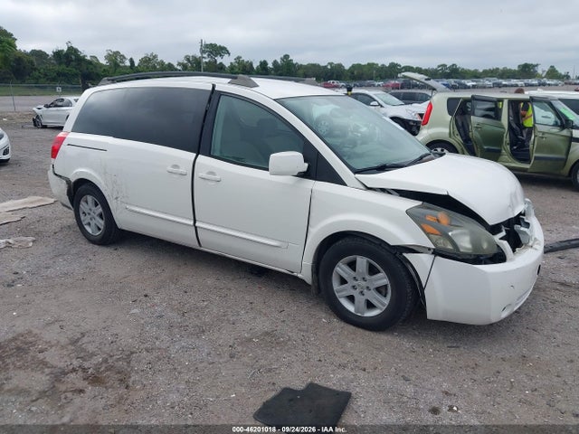 2005 Nissan Quest 3.5 Sl მანქანა იყიდება აუქციონზე, vin: 5N1BV28U05N120710, აუქციონის ნომერი: 46201018