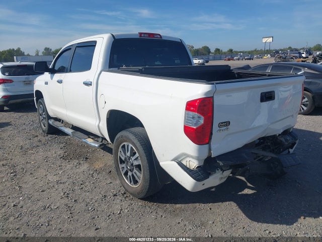 2019 Toyota Tundra Platinum 5.7l V8 მანქანა იყიდება აუქციონზე, vin: 5TFAY5F18KX778972, აუქციონის ნომერი: 46201233