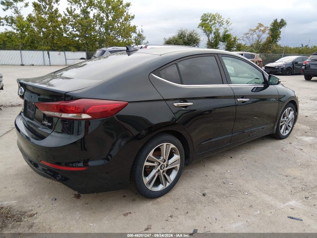 46201247 :رقم المزاد ، KMHD84LF4HU206360 vin ، 2017 Hyundai Elantra Limited مزاد بيع