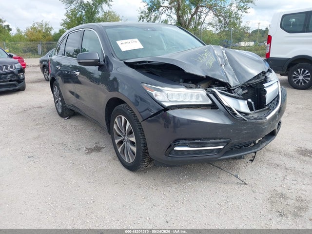 2016 Acura Mdx Technology Package/w/tech/acurawatch Plus მანქანა იყიდება აუქციონზე, vin: 5FRYD4H46GB059425, აუქციონის ნომერი: 46201370