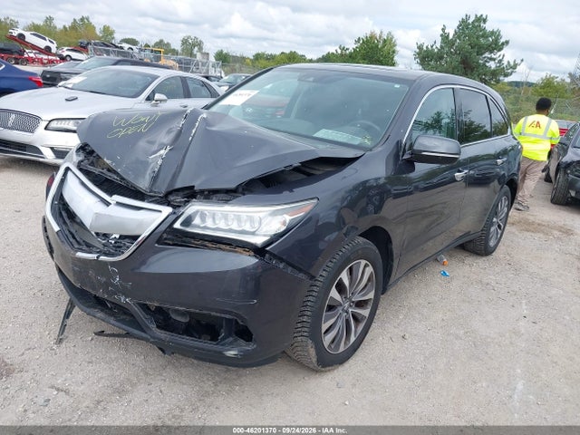 2016 Acura Mdx Technology Package/w/tech/acurawatch Plus მანქანა იყიდება აუქციონზე, vin: 5FRYD4H46GB059425, აუქციონის ნომერი: 46201370