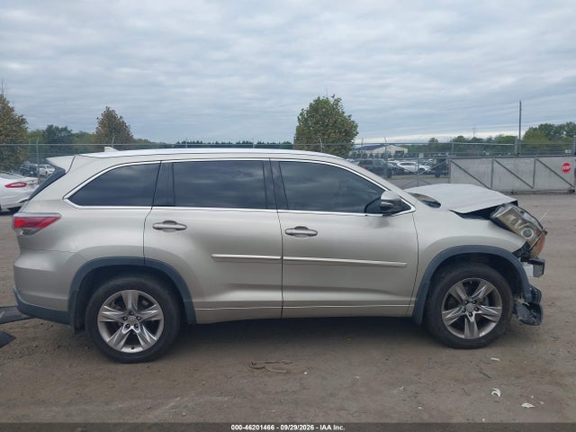 46201466 :رقم المزاد ، 5TDDKRFH6FS133915 vin ، 2015 Toyota Highlander Limited V6 مزاد بيع