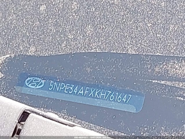 Aukcja sprzedaży 2019 Hyundai Sonata Limited, vin: 5NPE34AFXKH761647, numer aukcji: 46201511