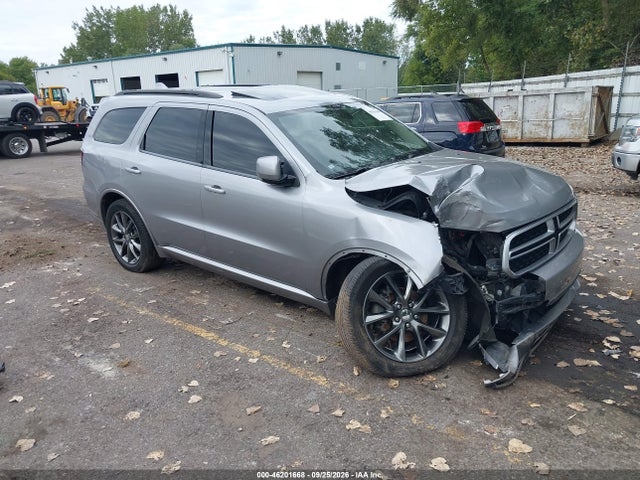 2018 Dodge Durango Gt Awd მანქანა იყიდება აუქციონზე, vin: 1C4RDJDG1JC447624, აუქციონის ნომერი: 46201668