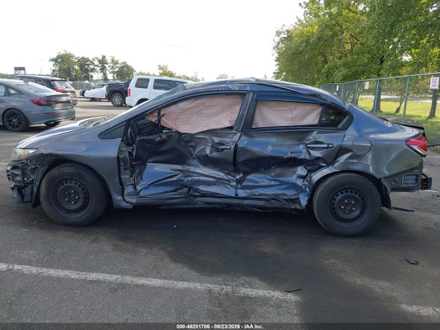 2014 Honda Civic Lx მანქანა იყიდება აუქციონზე, vin: 2HGFB2F51EH512843, აუქციონის ნომერი: 46201706