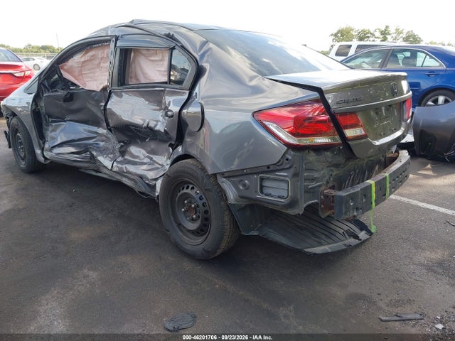 2014 Honda Civic Lx მანქანა იყიდება აუქციონზე, vin: 2HGFB2F51EH512843, აუქციონის ნომერი: 46201706