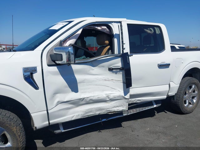 2022 Ford F-150 Lariat მანქანა იყიდება აუქციონზე, vin: 1FTFW1E52NFA41687, აუქციონის ნომერი: 46201708