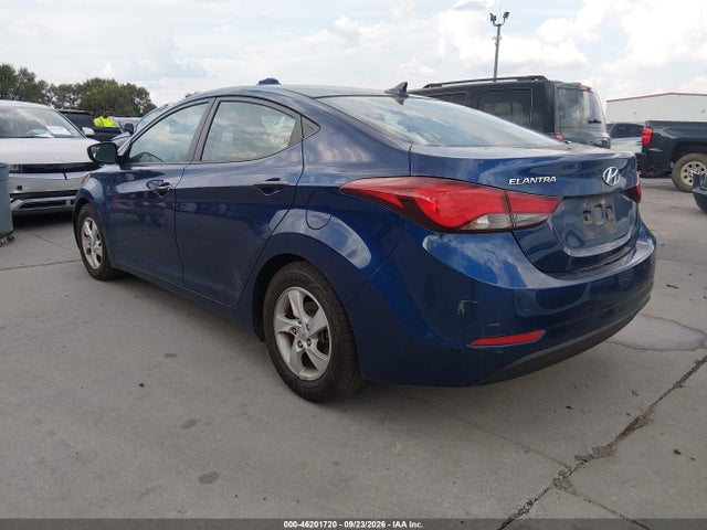 46201720 :رقم المزاد ، 5NPDH4AE8FH607481 vin ، 2015 Hyundai Elantra Se مزاد بيع