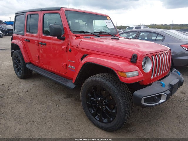 46201818 :رقم المزاد ، 1C4JJXP63NW114728 vin ، 2022 Jeep Wrangler 4xe Unlimited Sahara 4x4 مزاد بيع