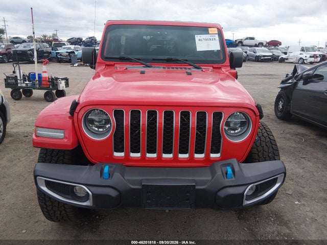 Aukcja sprzedaży 2022 Jeep Wrangler 4xe Unlimited Sahara 4x4, vin: 1C4JJXP63NW114728, numer aukcji: 46201818