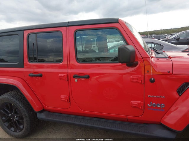 Aukcja sprzedaży 2022 Jeep Wrangler 4xe Unlimited Sahara 4x4, vin: 1C4JJXP63NW114728, numer aukcji: 46201818