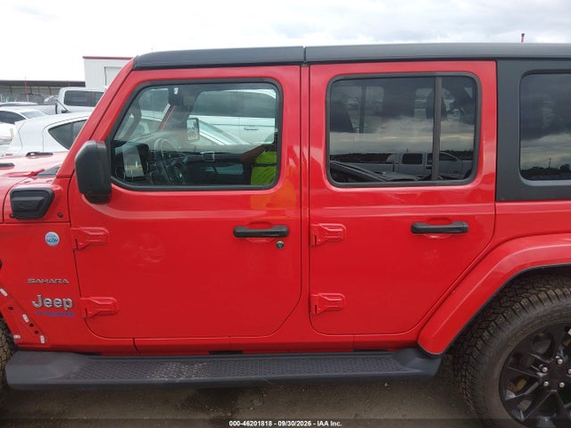 Aukcja sprzedaży 2022 Jeep Wrangler 4xe Unlimited Sahara 4x4, vin: 1C4JJXP63NW114728, numer aukcji: 46201818