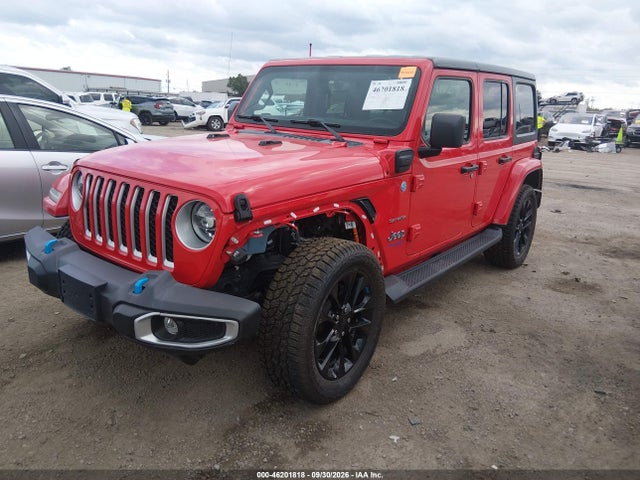 Aukcja sprzedaży 2022 Jeep Wrangler 4xe Unlimited Sahara 4x4, vin: 1C4JJXP63NW114728, numer aukcji: 46201818