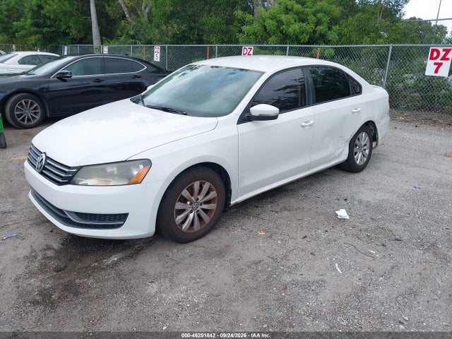 46201842 :رقم المزاد ، 1VWAH7A32DC116235 vin ، 2013 Volkswagen Passat 2.5l S مزاد بيع