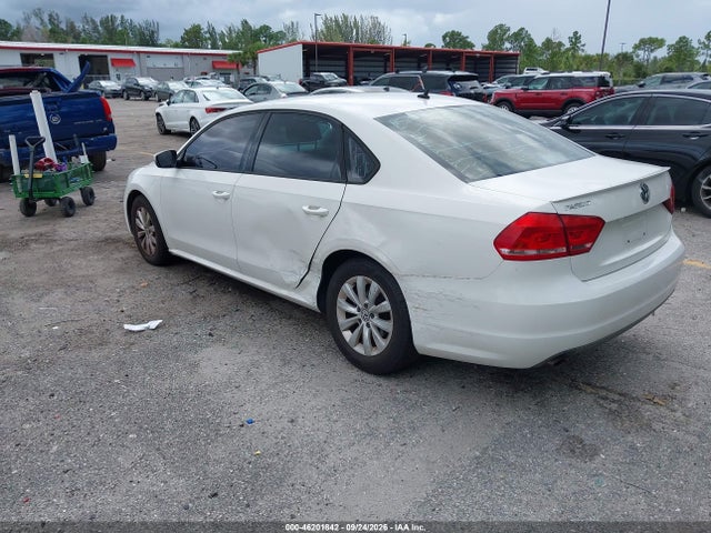 46201842 :رقم المزاد ، 1VWAH7A32DC116235 vin ، 2013 Volkswagen Passat 2.5l S مزاد بيع