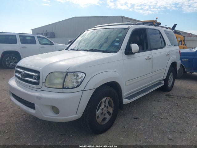 2001 Toyota Sequoia Limited V8 მანქანა იყიდება აუქციონზე, vin: 5TDBT48A81S040653, აუქციონის ნომერი: 46201892