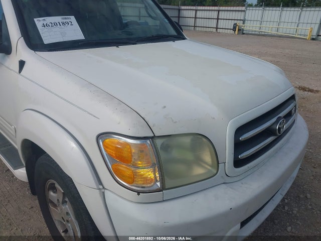 2001 Toyota Sequoia Limited V8 მანქანა იყიდება აუქციონზე, vin: 5TDBT48A81S040653, აუქციონის ნომერი: 46201892