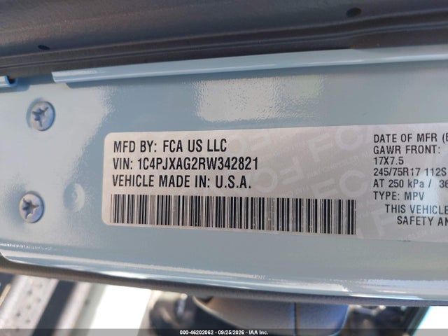 Продажа на аукционе авто 2024 Jeep Wrangler 2-door Sport 4x4, vin: 1C4PJXAG2RW342821, номер лота: 46202062