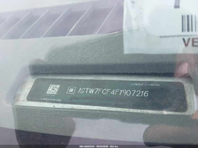46202238 :رقم المزاد ، 1GTW7FCF4F1907216 vin ، 2015 Gmc Savana 2500 Work Van مزاد بيع