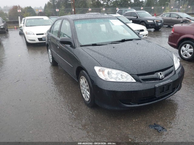 Aukcja sprzedaży 2005 Honda Civic Lx, vin: JHMES16595S004910, numer aukcji: 46202252