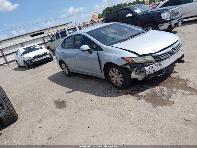 46202310 :رقم المزاد ، 2HGFB2F57CH600082 vin ، 2012 Honda Civic Sdn Lx مزاد بيع