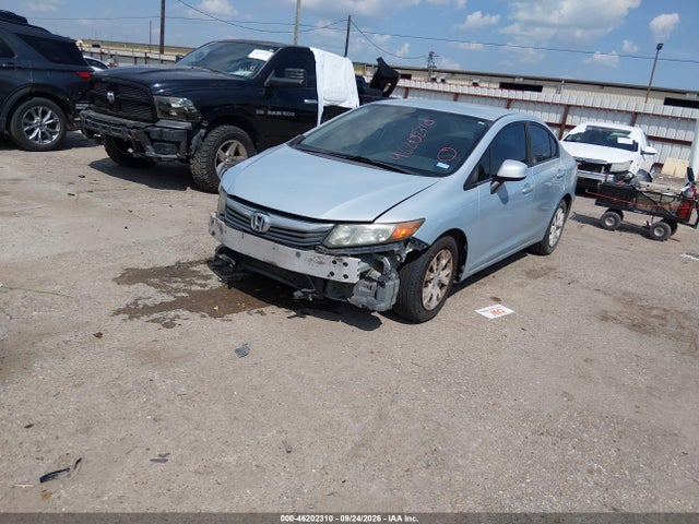 46202310 :رقم المزاد ، 2HGFB2F57CH600082 vin ، 2012 Honda Civic Sdn Lx مزاد بيع