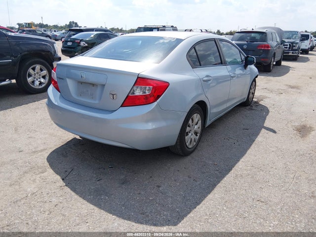 46202310 :رقم المزاد ، 2HGFB2F57CH600082 vin ، 2012 Honda Civic Sdn Lx مزاد بيع