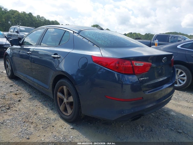 2015 Kia Optima Lx მანქანა იყიდება აუქციონზე, vin: KNAGM4A73F5596848, აუქციონის ნომერი: 46202315