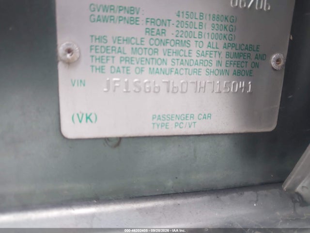 Продаж на аукціоні авто 2007 Subaru Forester 2.5x L.l. Bean Edition, vin: JF1SG67607H715041, номер лоту: 46202405