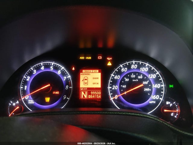 46202504 :رقم المزاد ، JNKCV64F39M652924 vin ، 2009 Infiniti G37 X مزاد بيع