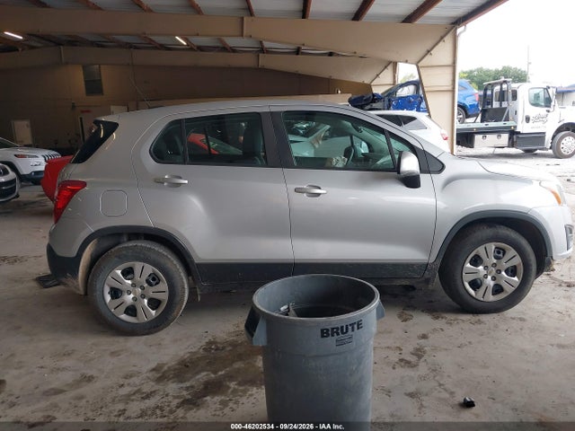 Aukcja sprzedaży 2016 Chevrolet Trax 1ls, vin: 3GNCJKSB2GL276138, numer aukcji: 46202534