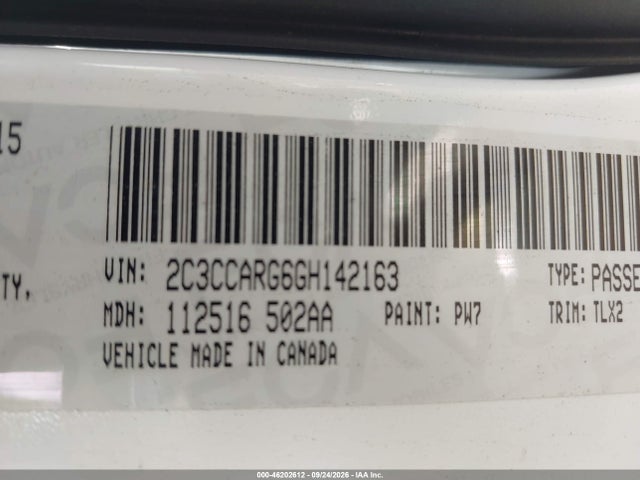 Aukcja sprzedaży 2016 Chrysler 300 Anniversary Edition, vin: 2C3CCARG6GH142163, numer aukcji: 46202612
