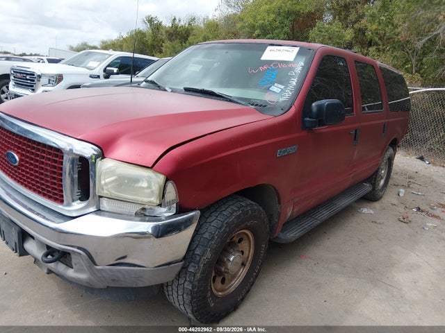 2003 Ford Excursion Xlt მანქანა იყიდება აუქციონზე, vin: 1FMNU40L03ED39498, აუქციონის ნომერი: 46202962