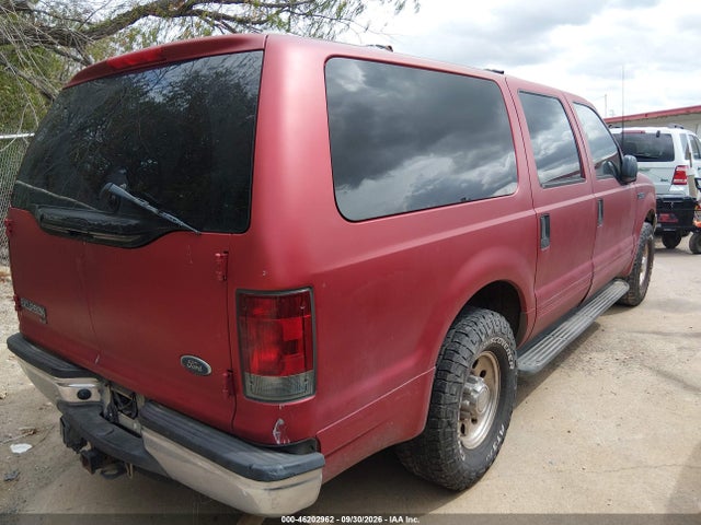 2003 Ford Excursion Xlt მანქანა იყიდება აუქციონზე, vin: 1FMNU40L03ED39498, აუქციონის ნომერი: 46202962
