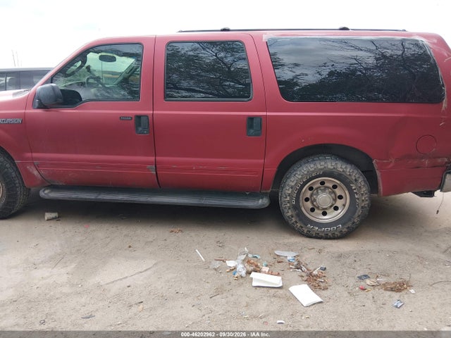 2003 Ford Excursion Xlt მანქანა იყიდება აუქციონზე, vin: 1FMNU40L03ED39498, აუქციონის ნომერი: 46202962