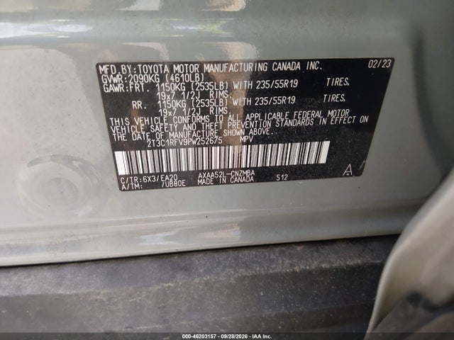 Toyota Rav4 Xle Premium 2023 2T3C1RFV9PW252675 Image 9