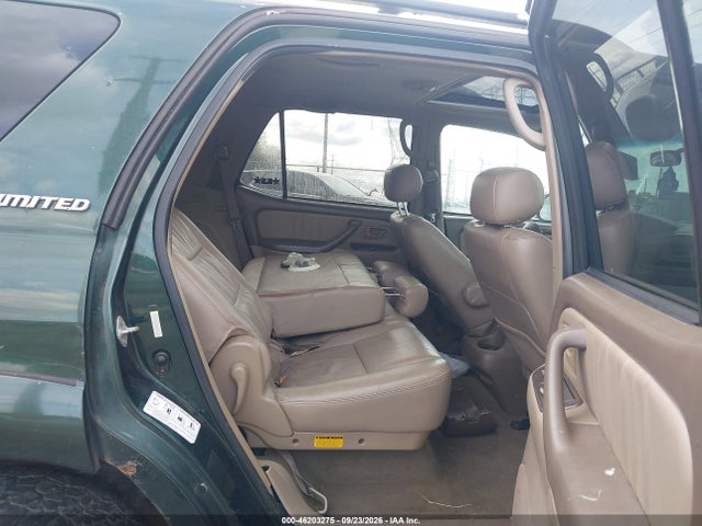 46203275 :رقم المزاد ، 5TDBT48A82S079289 vin ، 2002 Toyota Sequoia Limited مزاد بيع
