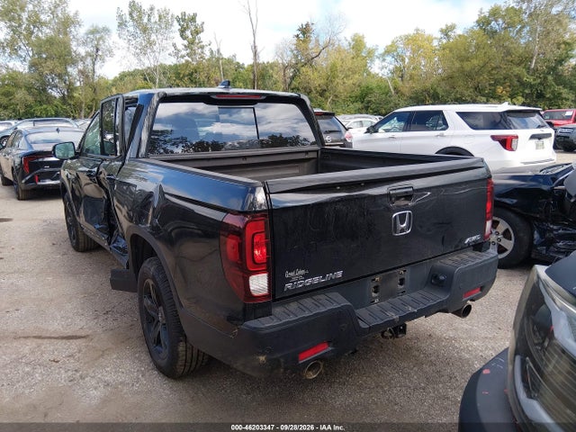 Продажа на аукционе авто 2022 Honda Ridgeline Black Edition, vin: 5FPYK3F84NB009733, номер лота: 46203347