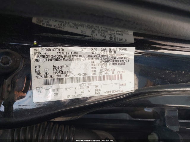 Продаж на аукціоні авто 2012 Ford Focus Titanium, vin: 1FAHP3N2XCL428774, номер лоту: 46203756