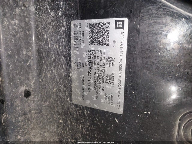 2018 Gmc Sierra 1500 Sle მანქანა იყიდება აუქციონზე, vin: 3GTU2MEC0JG183161, აუქციონის ნომერი: 46203849