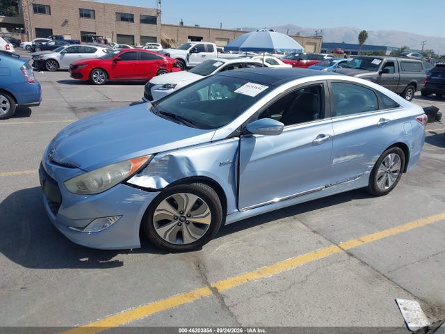 2013 Hyundai Sonata Hybrid Limited მანქანა იყიდება აუქციონზე, vin: KMHEC4A43DA075180, აუქციონის ნომერი: 46203854