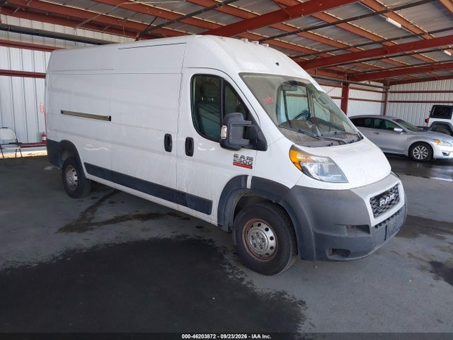 2021 Ram Promaster High Roof მანქანა იყიდება აუქციონზე, vin: 3C6LRVDG0ME500249, აუქციონის ნომერი: 46203872