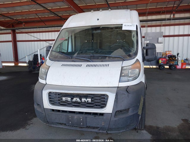 46203872 :رقم المزاد ، 3C6LRVDG0ME500249 vin ، 2021 Ram Promaster High Roof مزاد بيع