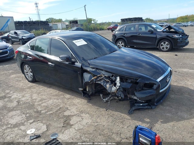 2014 Infiniti Q50 Premium მანქანა იყიდება აუქციონზე, vin: JN1BV7AR8EM683374, აუქციონის ნომერი: 46204003
