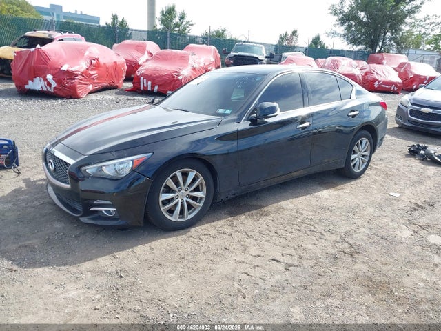2014 Infiniti Q50 Premium მანქანა იყიდება აუქციონზე, vin: JN1BV7AR8EM683374, აუქციონის ნომერი: 46204003