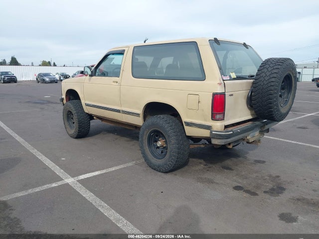 Продаж на аукціоні авто 1992 Chevrolet Blazer S10, vin: 1GNCT18Z5N0120288, номер лоту: 46204236